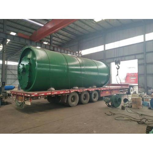 waste rubber pyrolysis  oil output pyrolysis machines