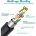 Cable Ethernet CAT8 de alta velocidad utilizado para interiores