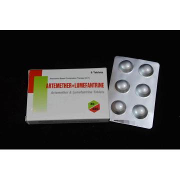 Artemether e Lumefantrine Tablet em casa 80MG / 480MG