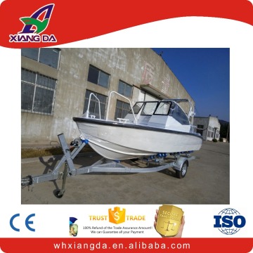 cheap rowing aluminum fishing cabin boats