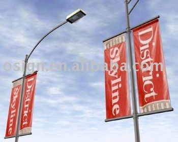 double side print Street Banner