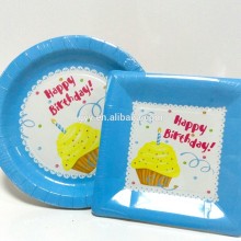 2015 New Design Disposable Paper Plate, Disposable Paper Dishes, Printed Paper Plate
