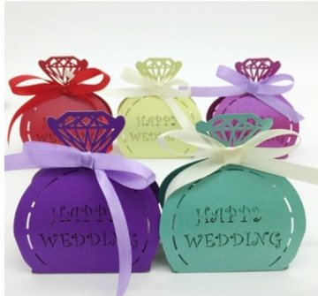 Happy Wedding Wedding Candy Boxes Gift Boxes