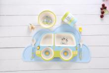 plastic baby feeding set bowl plate cup dinnerware