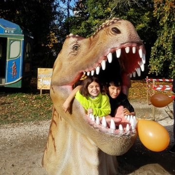 Dinosaur Park Equipment Dinosaur Head Statue for Photography