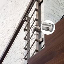 Cable stair railing installation system components