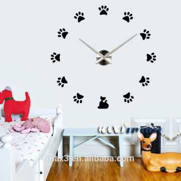 3D Tridimensional DIY Watch Wall Novelty Wall Sticker Clock 3D Wall Clock Modern Design