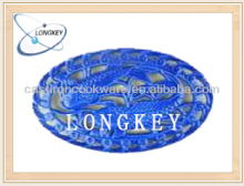 Vegetable Oil Blue Cast Iron Trivet