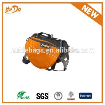 orange cute backpack for dog