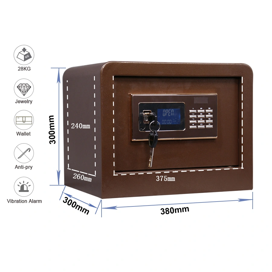 High Security Electronic Safe Locker at Home, Office Solid Steel Heavy Duty Luxury Money Jewellery Digital Home Safe Locker/