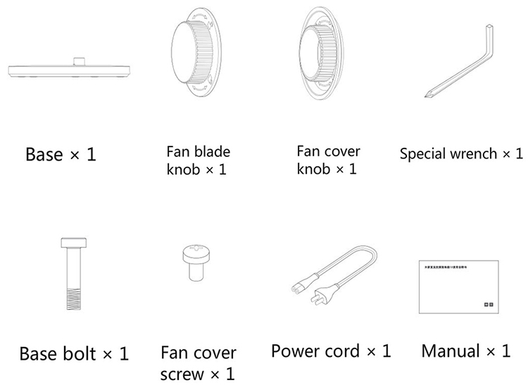 Xiaomi Mi Smart Fan 1x