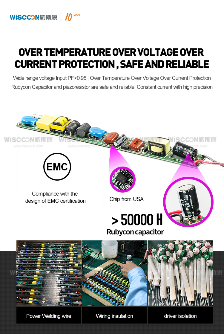 High LM 110lm 8-20w 2FT 3FT 5 FT tube T5 LED tube lamps