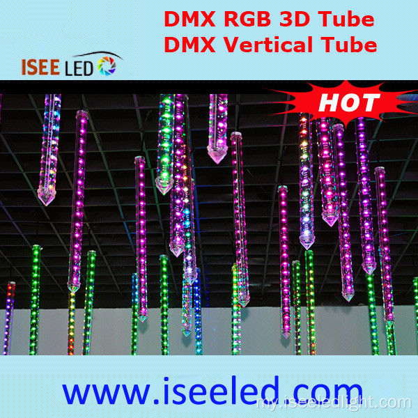 30mm အချင်းရောင်စုံ colorful acrylic dmx tube