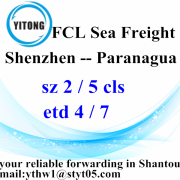 Shenzhen Ocean Freight Shipping Services to Paranagua