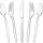 Plastic Forks Bulk White 100% Virgin PP Pet Disposable Soup Spoon Cutlery