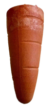 Carrot-shaped wafer cone