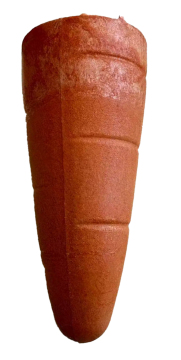 Carrot-shaped wafer cone