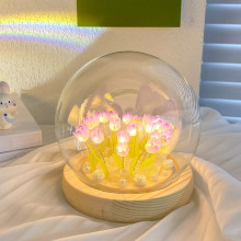 DIY Tulip Night Light: LED Tulip Lamp for Bedroom Decoration