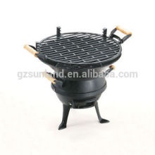 Cast Iron Pot Belly Charcoal Barbecue Grills
