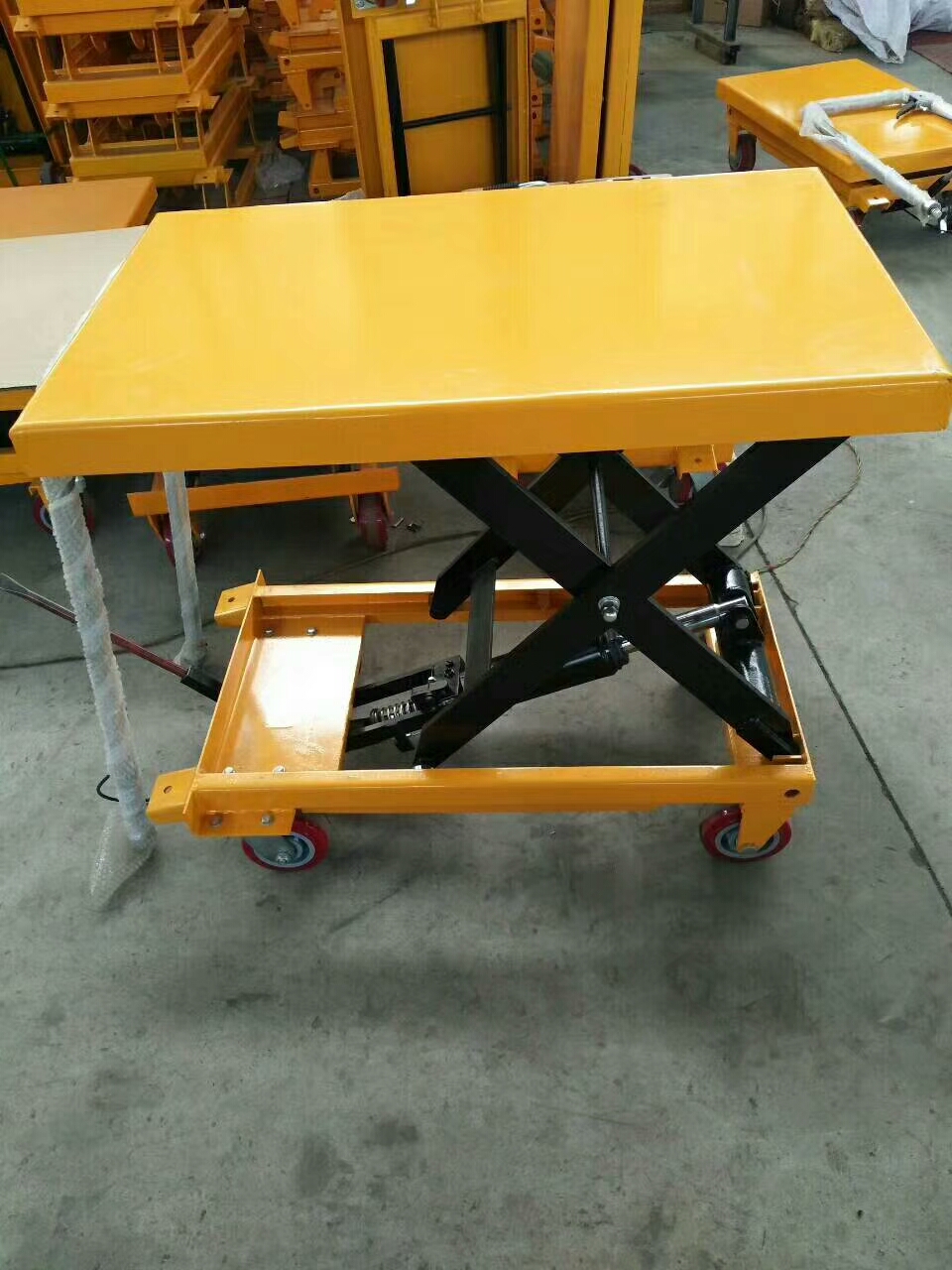 500kg High Quality Workshop Folded Platform Luggage Handcart