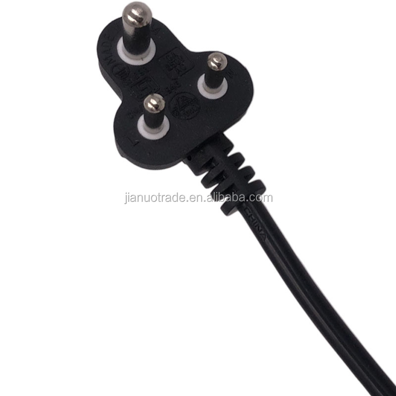 BIS Certificated Indian Power Cord with Terminals