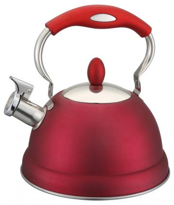 Rose Red Whistling Kettle