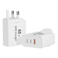 65W 3-puerto QC3.0+Type-C USB Wall Charger