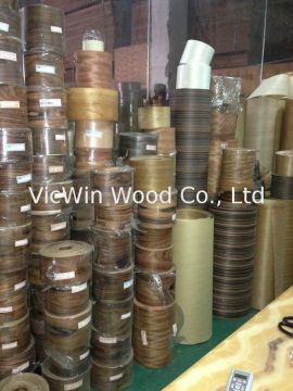 Fleece Backed Veneer Rolls For Furniture Profile Edging