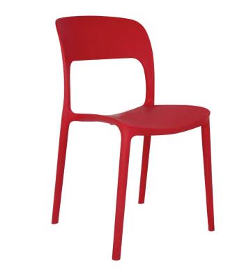 popular Modern Plastic dining side Chair with backrest