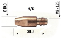 BINZEL MIG WELDING 140.0117 CONTACT TIP 0.8mm