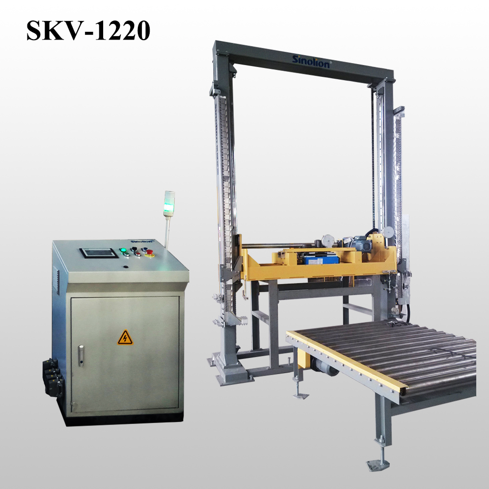 Vertical pallet Strapping machine