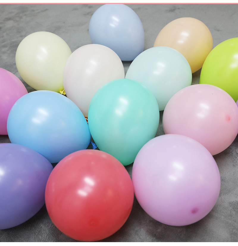 100pcs Wholesale Pastel Latex Balloon Kit 10 Inch Assorted Macaron Candy Color Latex Balloons