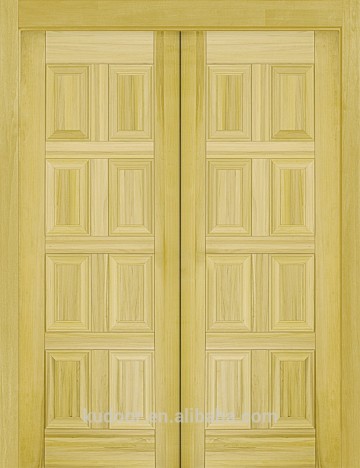 Modern solid wood exterior door