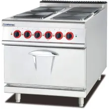Chinese Kitchen Equipment Electric Range with 4- Hot Plate & Oven