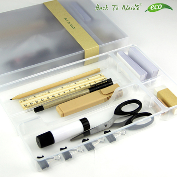 Nature & Recycled plastic Office set custom stationery boxes