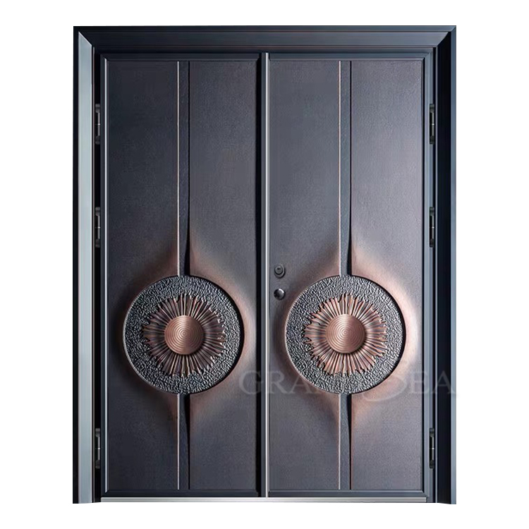 Best performance villa main entrance double security bulletproof door