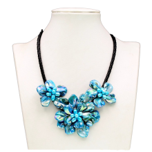 Stainless Steel Shell Pearl Necklace Shell Moon Necklace