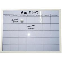 Planner magnetic white board with printing