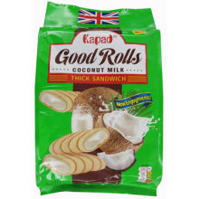 Delicious Egg roll,cookie, cracker, candy