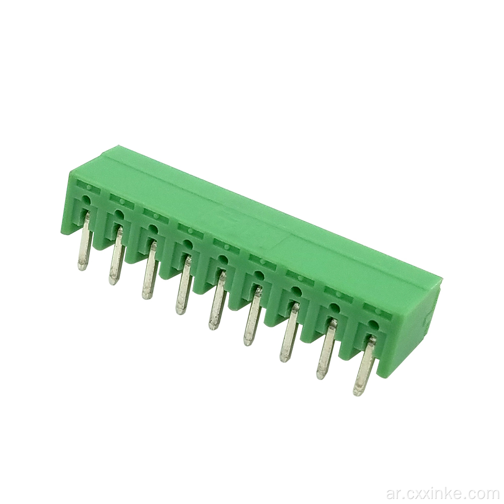 3.81mm ملعب ملعب PCB Terminal 90 درجة عازمة المقبس دبوس