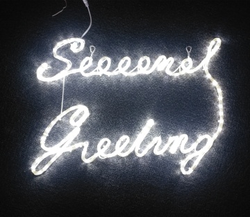 Seasons Greetings LED Rope Light