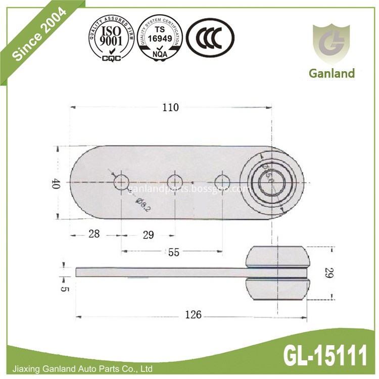 Rodillo de rueda de acero gl-15111 Steel Wheel Roller gl-15111