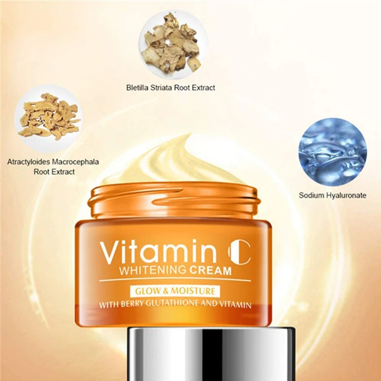 Natural Whitening Cream Vitamin C Glow Moisturizing Multi-Function Cream