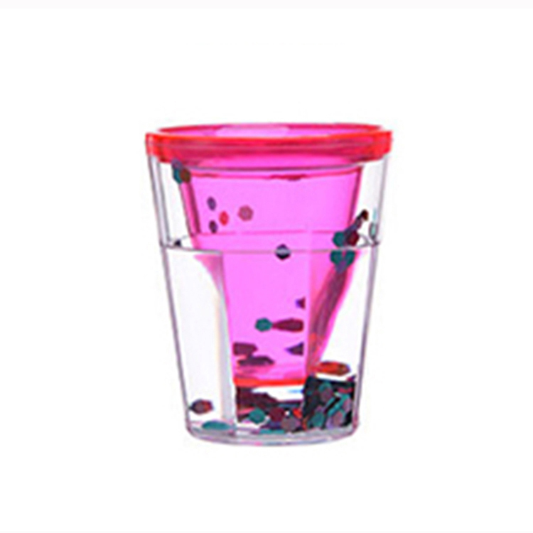 High Quality Sturdy Plastic Freezer Shot Glasses With Gel, Colorful Freezer Gel Mug Wine Glasses For Birthday, Holiday