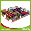 Professionell barn inomhus trampolin park till salu