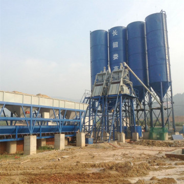 HZS50 stationary concrete batching plant sale in Oman
