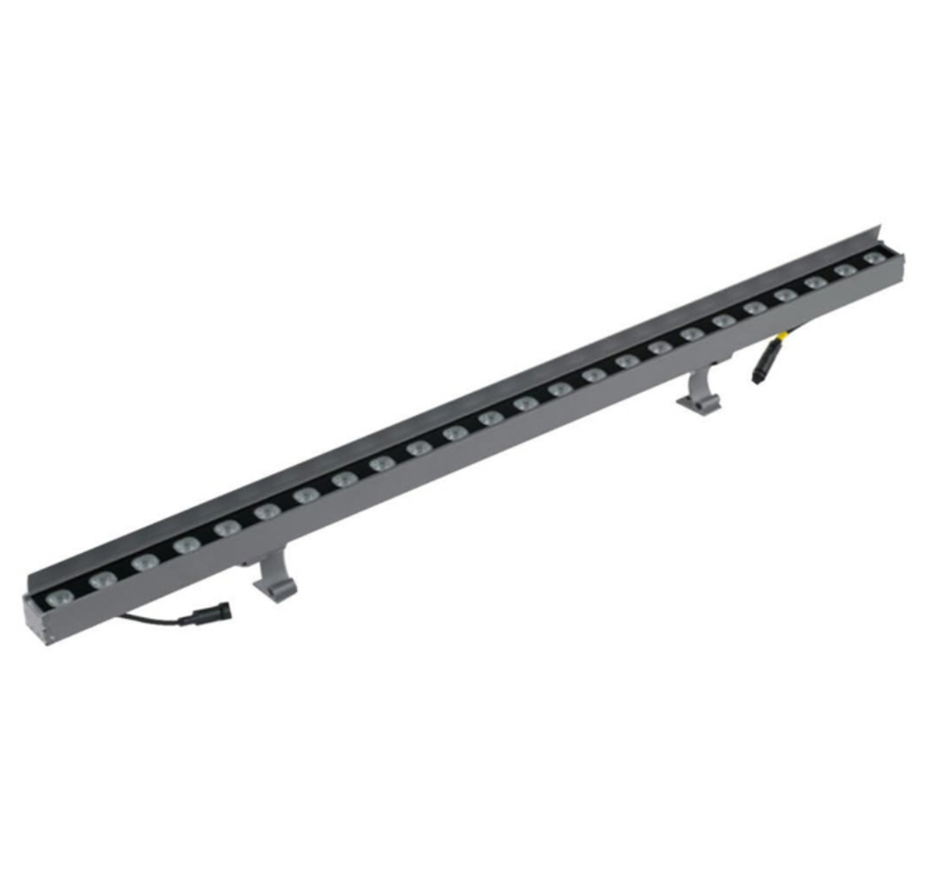 Externally controlled outdoor LED wall washer