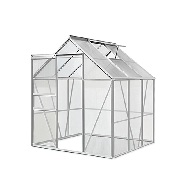 Aluminum Alloy Frame Polycarbonate Sheet Garden Greenhouses