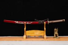 T10 Burnt Blade Polished Samurai Sword - Skylark