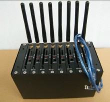8 port usb gsm/gprs modem bulk sms msm RS232 modem pool